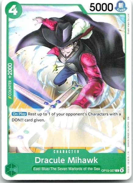 Dracule Mihawk - Adventures on Kami's Island #OP15-027