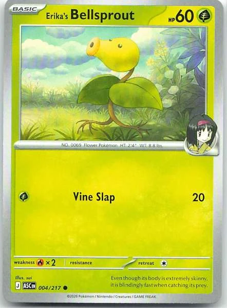 Erika's Bellsprout - Ascended Heroes #004/217