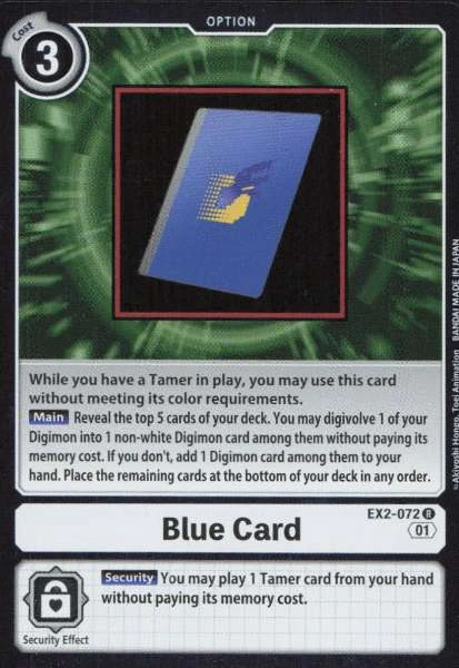 Blue Card - Digital Hazard #EX2-072
