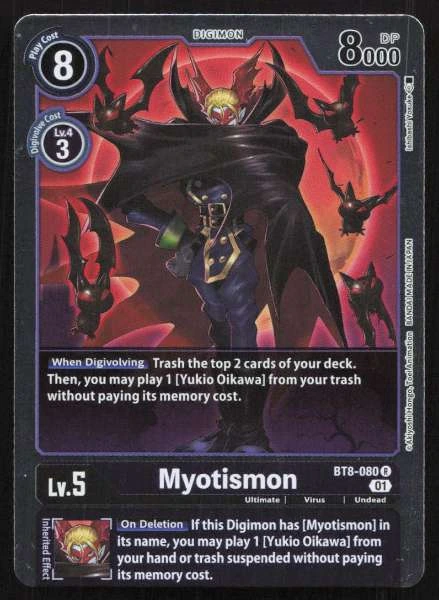 Myotismon - New Awakening #BT8-080