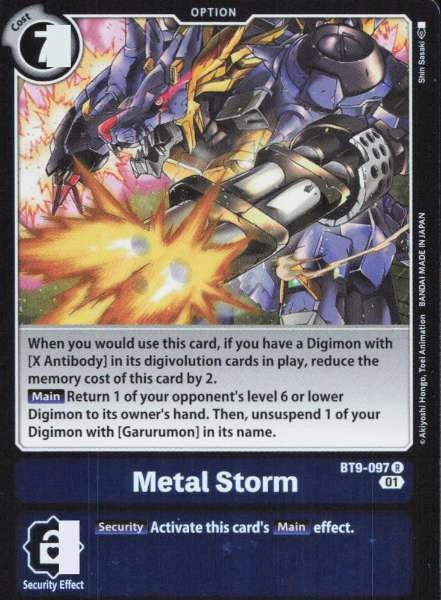 Metal Storm - X Record #BT9-097
