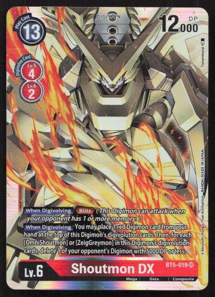 Shoutmon DX - Battle of Omni #BT5-019