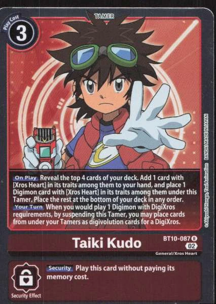 Taiki Kudo - Xros Encounter #BT10-087