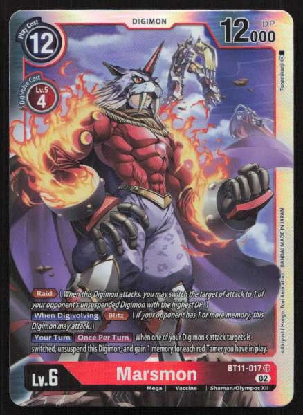 Marsmon - Dimensional Phase / Dual Revolution #BT11-017