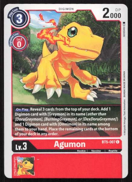 Agumon - Battle of Omni #BT5-007