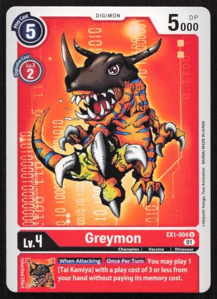 Greymon - Classic Collection #EX1-004