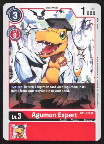 Agumon Expert - Release Special Booster 1.0 #BT1-011