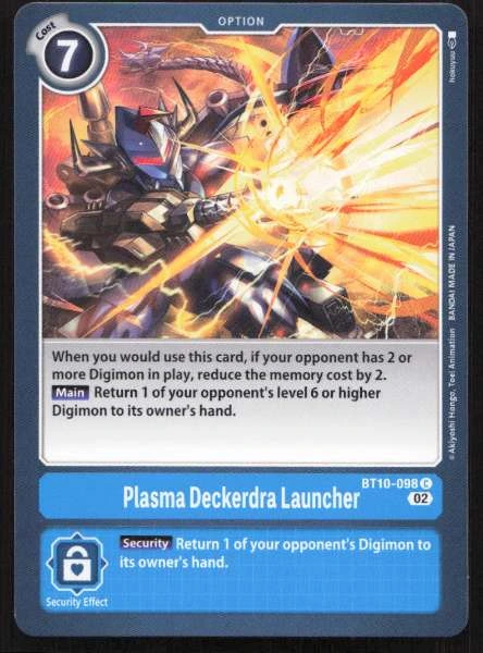 Plasma Deckerdra Launcher - Xros Encounter #BT10-098