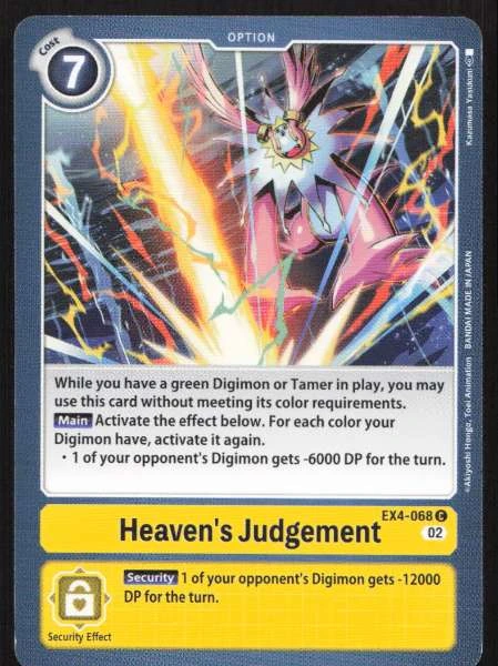 Heaven's Judgement - Alternative Being #EX4-068