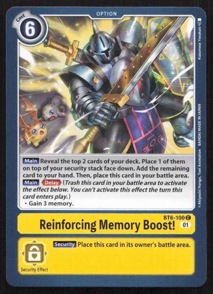 Reinforcing Memory Boost! - Double Diamond #BT6-100