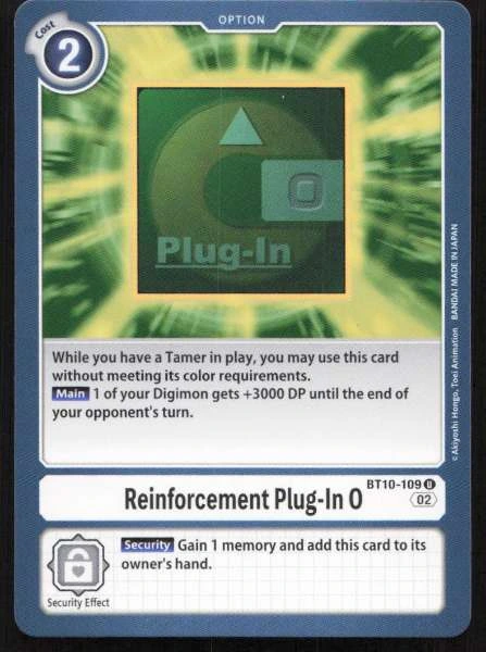 Reinforcement Plug-In O - Xros Encounter #BT10-109