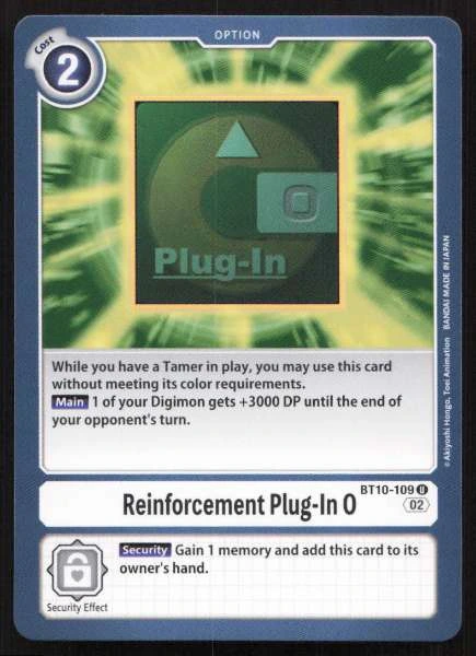 Reinforcement Plug-In O - Xros Encounter #BT10-109