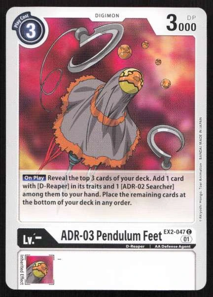 ADR-03 Pendulum Feet - Digital Hazard #EX2-047