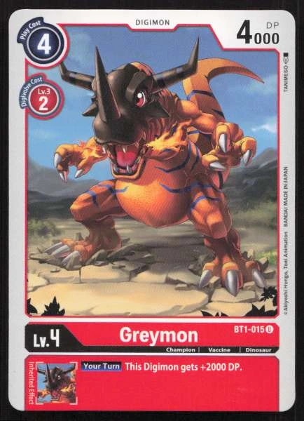Greymon - Multiple Sets #BT1-015