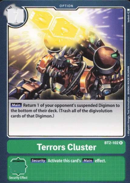 Terrors Cluster - Release Special Booster 1.0 #BT2-102