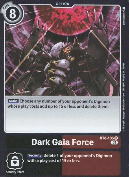 Dark Gaia Force - New Awakening #BT8-105