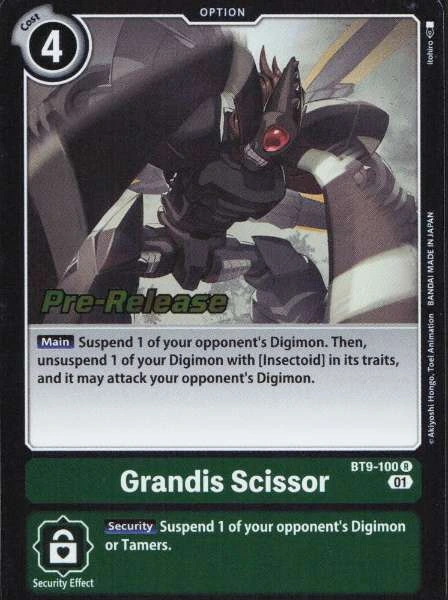 Grandis Scissor - X Record #BT9-100