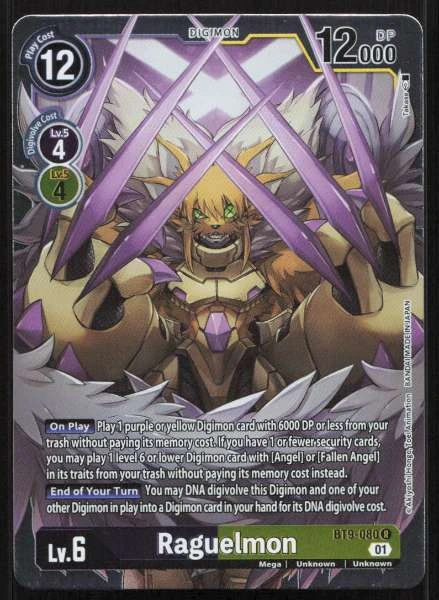 Raguelmon - X Record #BT9-080