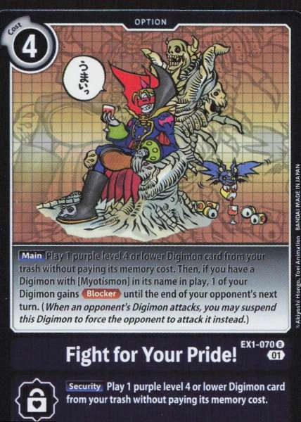 Fight for Your Pride! - Classic Collection #EX1-070