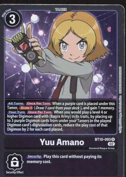 Yuu Amano - Xros Encounter #BT10-093