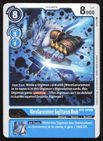 WereGarurumon: Sagittarius Mode - Battle of Omni #BT5-029
