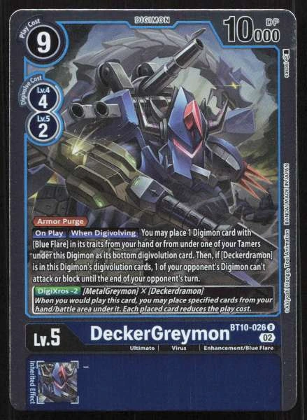 DeckerGreymon - Xros Encounter #BT10-026