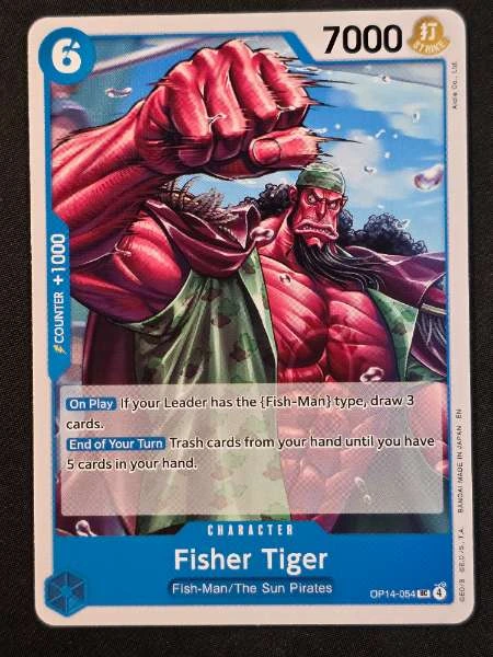 Fisher Tiger - The Azure Sea's Seven #OP14-054