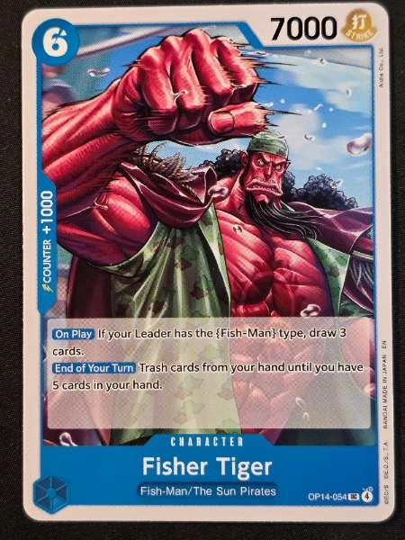 Fisher Tiger - The Azure Sea's Seven #OP14-054