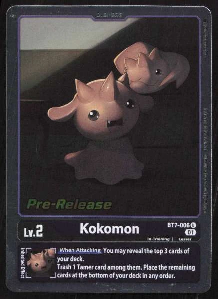 Kokomon - Next Adventure #BT7-006