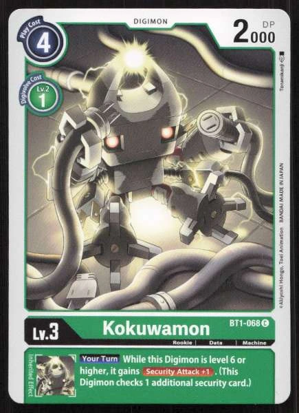 Kokuwamon - Release Special Booster 1.0, Dual Revolution #BT1-068
