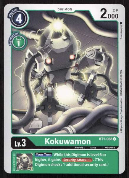 Kokuwamon - Release Special Booster 1.0, Dual Revolution #BT1-068