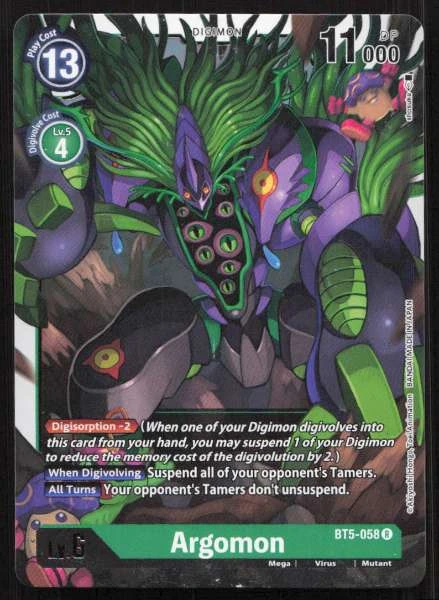 Argomon - Battle of Omni #BT5-058