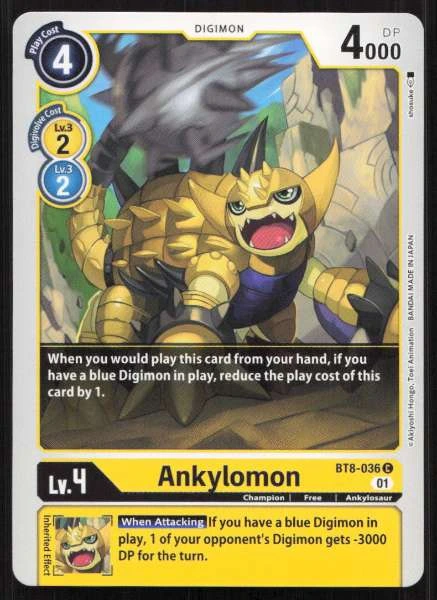 Ankylomon - New Awakening #BT8-036