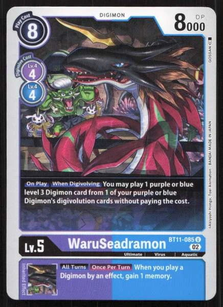 WaruSeadramon - Dimensional Phase #BT11-085