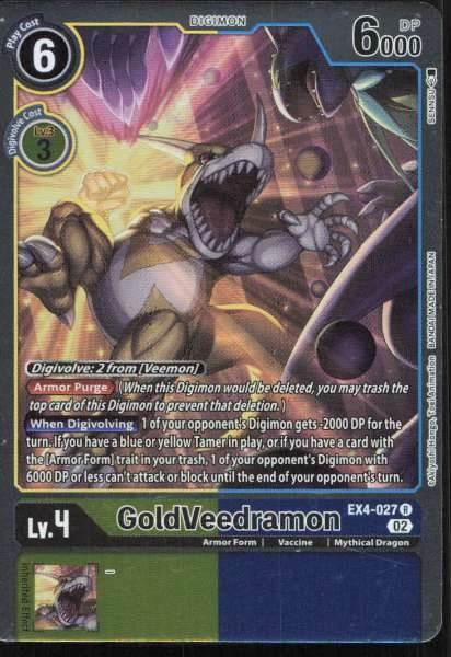 GoldVeedramon - Alternative Being #EX4-027