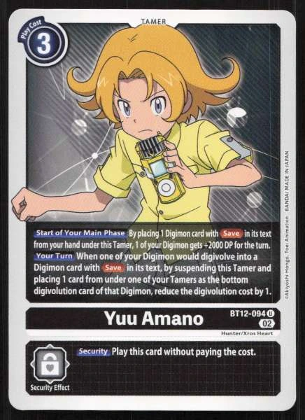 Yuu Amano - Across Time #BT12-094