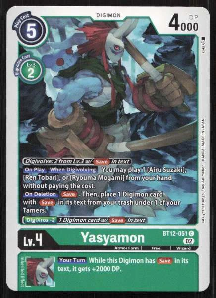 Yasyamon - Across Time #BT12-051