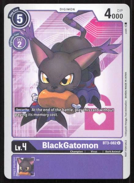 BlackGatomon - Dual Revolution #BT3-082