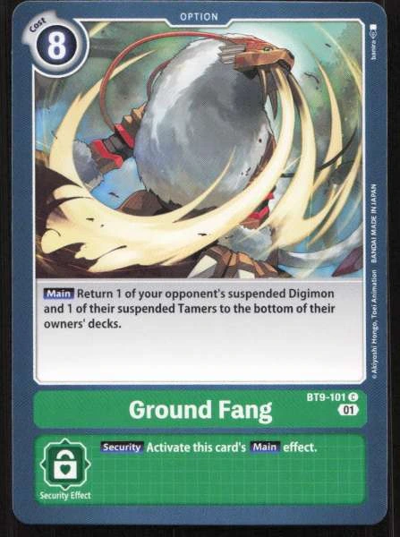 Ground Fang - X Record #BT9-101