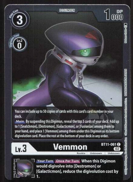Vemmon - Dimensional Phase #BT11-061