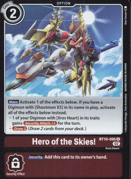 Hero of the Skies! - Xros Encounter #BT10-095