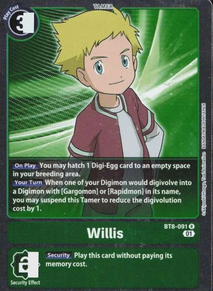 Willis - New Awakening #BT8-091