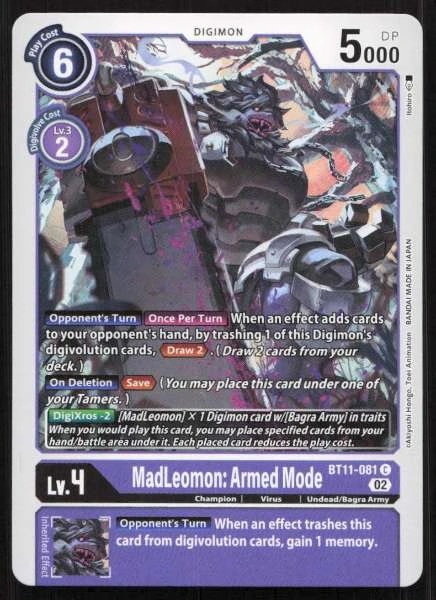 MadLeomon: Armed Mode - Dimensional Phase #BT11-081