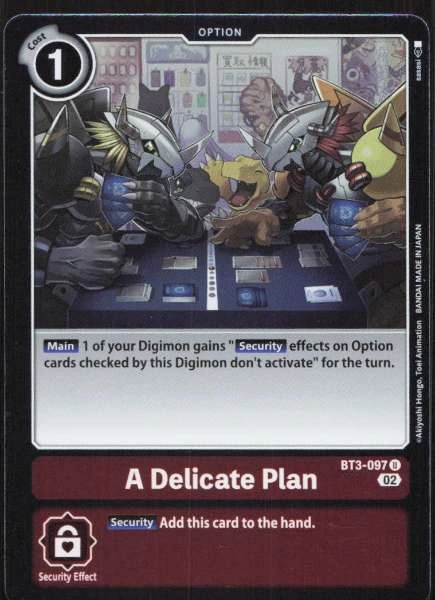 A Delicate Plan - Resurgence Booster #BT3-097