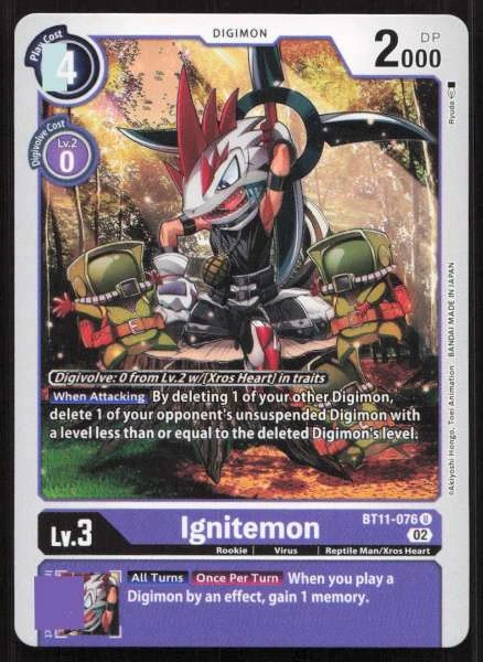 Ignitemon - Dimensional Phase #BT11-076