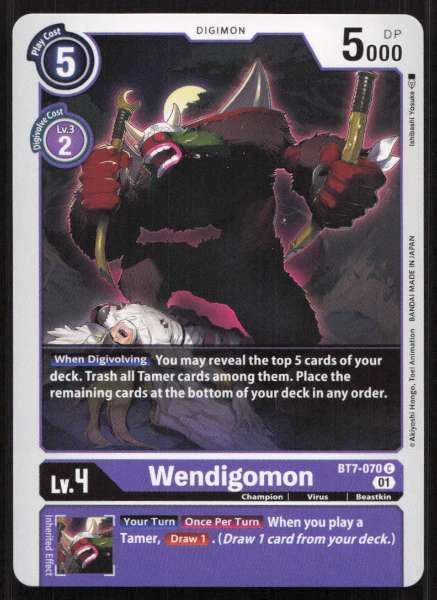 Wendigomon - Next Adventure #BT7-070