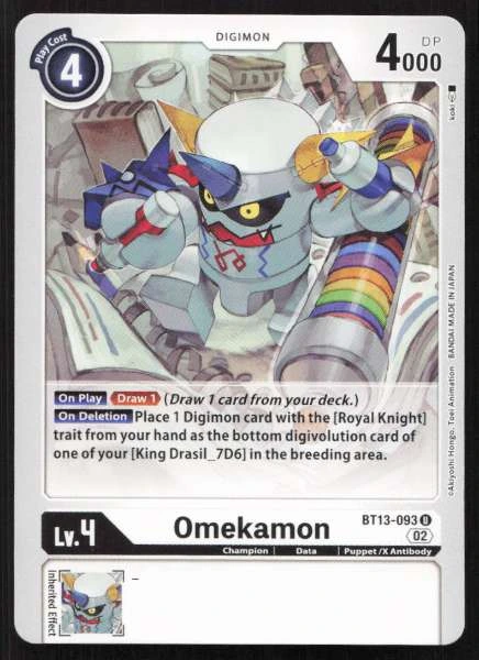 Omekamon - Versus Royal Knights #BT13-093