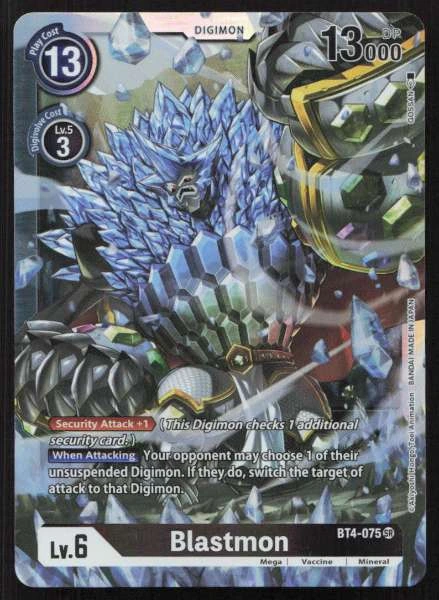 Blastmon - Great Legend #BT4-075