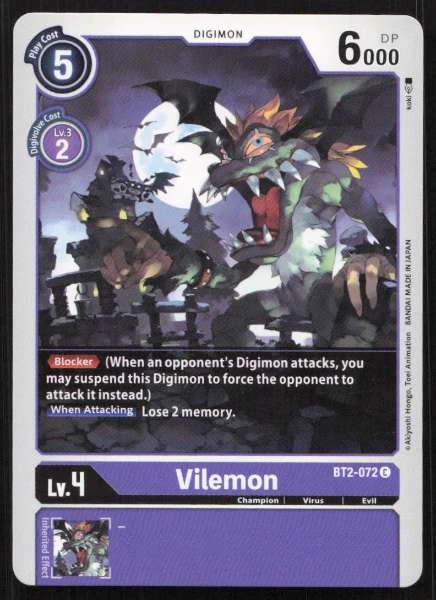 Vilemon - Release Special Booster 1.0 #BT2-072