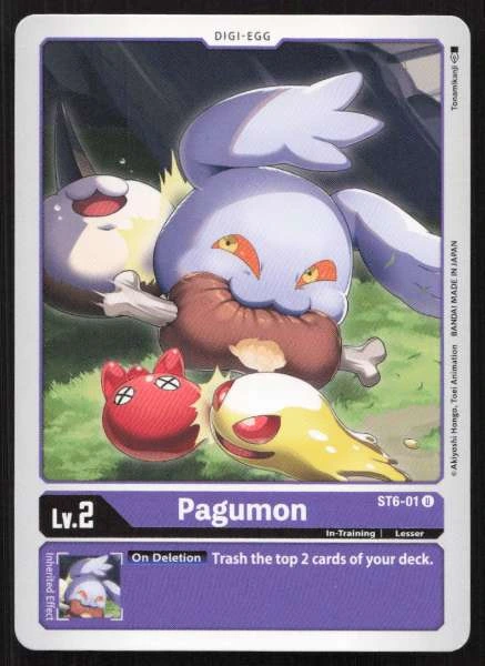 Pagumon - Starter Deck 06: Venomous Violet #ST6-01